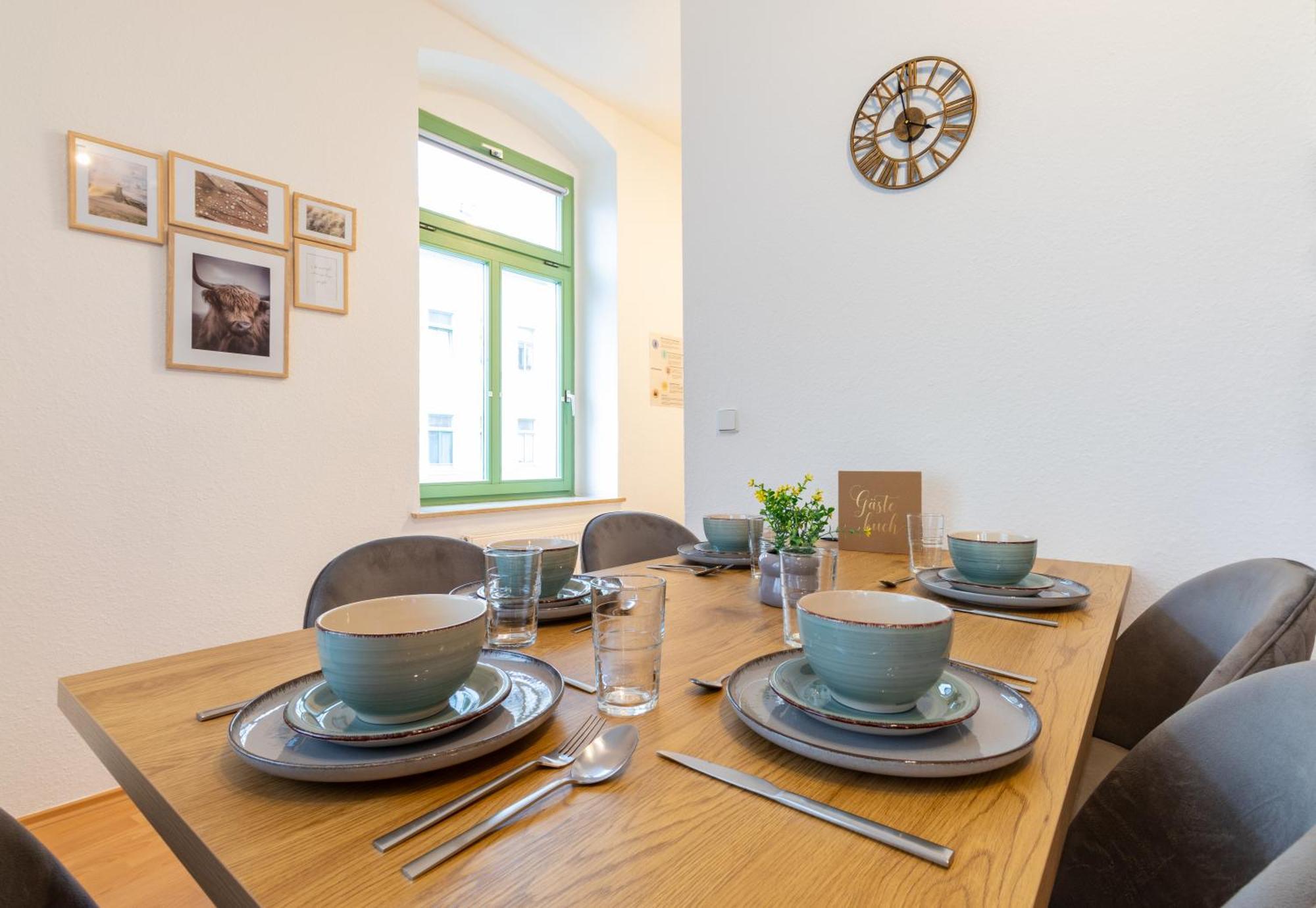 Stadtnatur Apartment Am Kuechwald - Mit Balkon, Streaming-Tv, Badewanne, Arbeitsplatz Хемниц Экстерьер фото