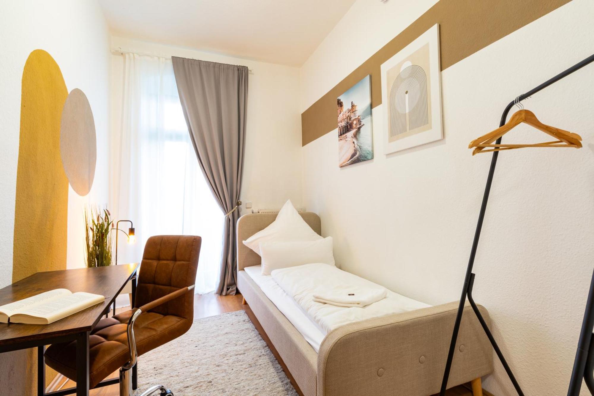 Stadtnatur Apartment Am Kuechwald - Mit Balkon, Streaming-Tv, Badewanne, Arbeitsplatz Хемниц Экстерьер фото