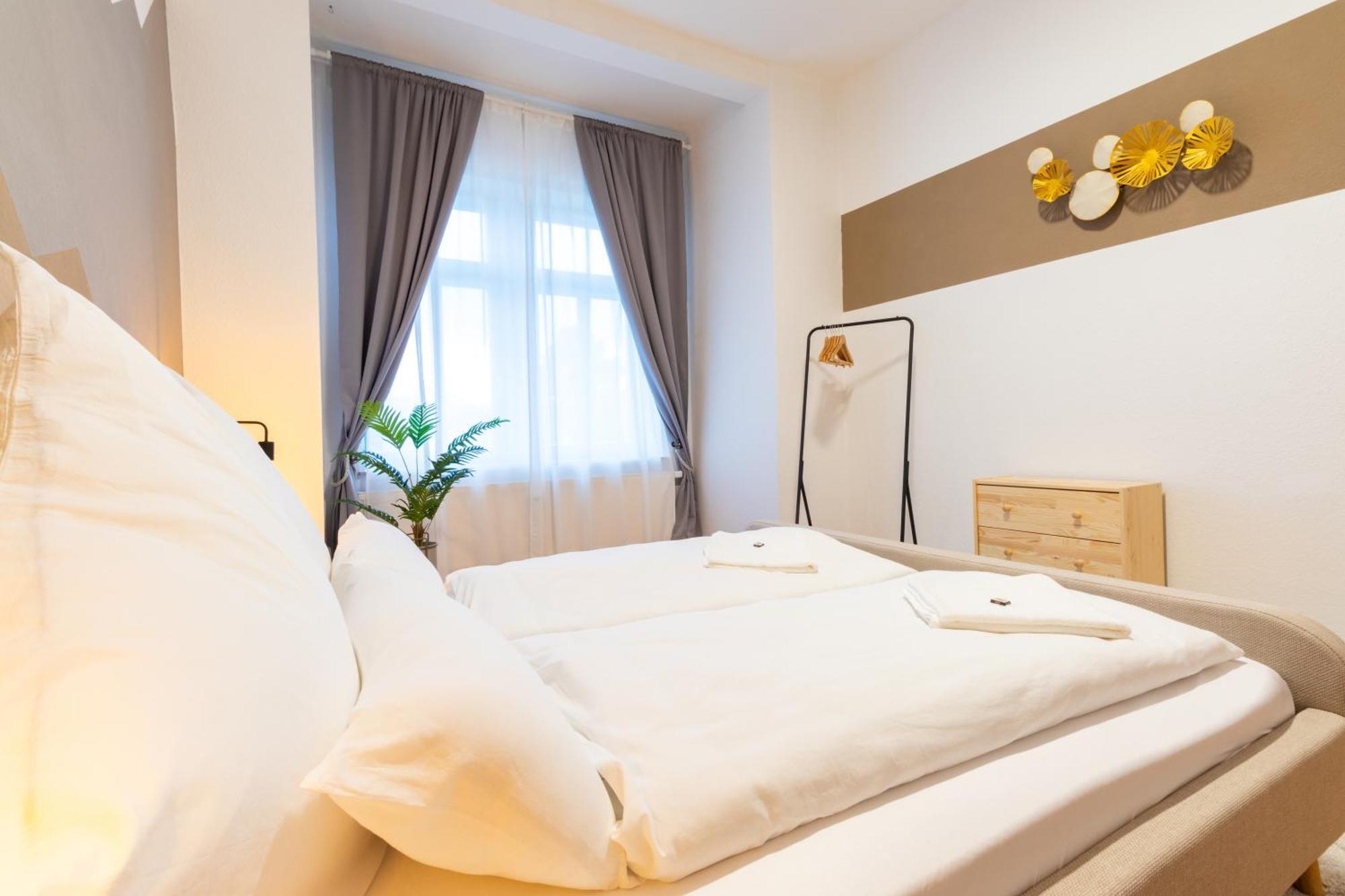 Stadtnatur Apartment Am Kuechwald - Mit Balkon, Streaming-Tv, Badewanne, Arbeitsplatz Хемниц Экстерьер фото